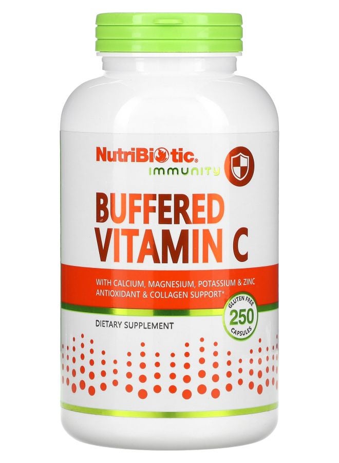 Nutribiotic Immunity Buffered Vitamin C 250 Gluten Free Capsules - Image 1