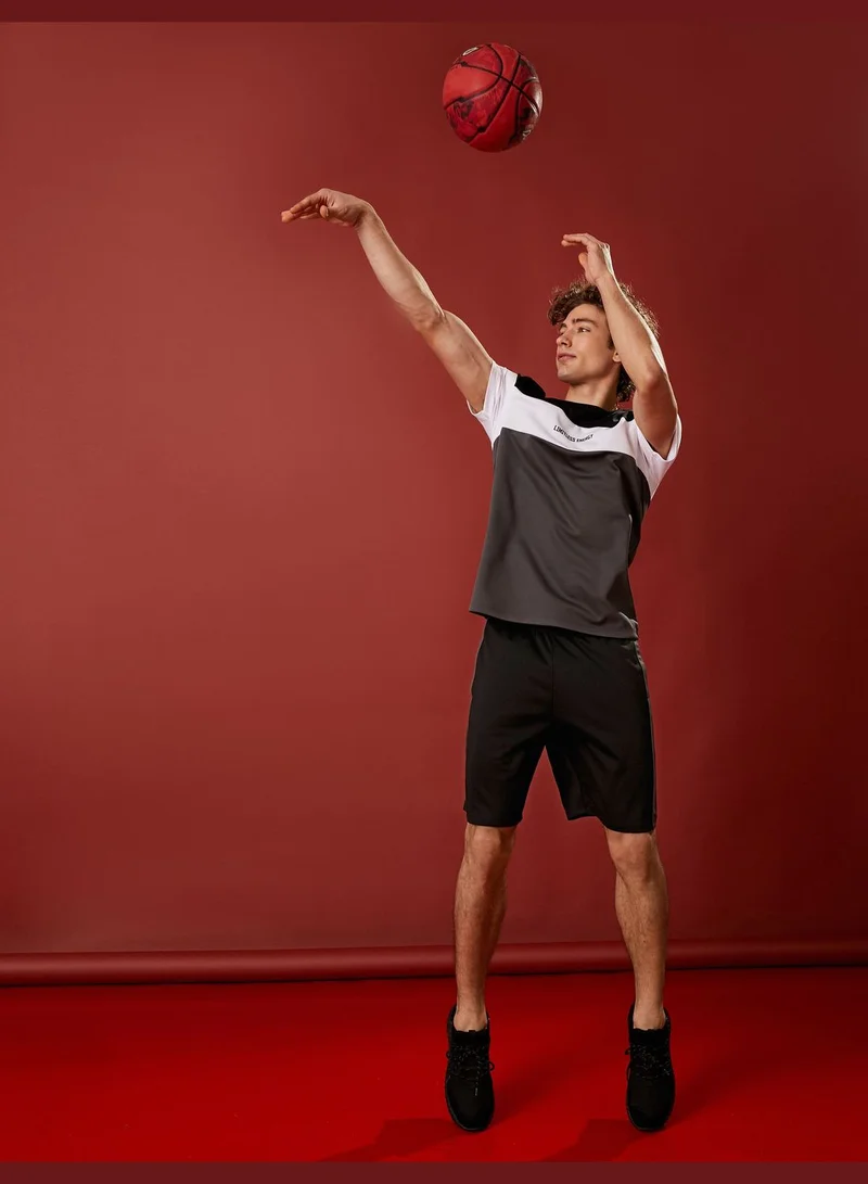 كوتون Basic Sport Shorts Drawstring Printed Detailed
