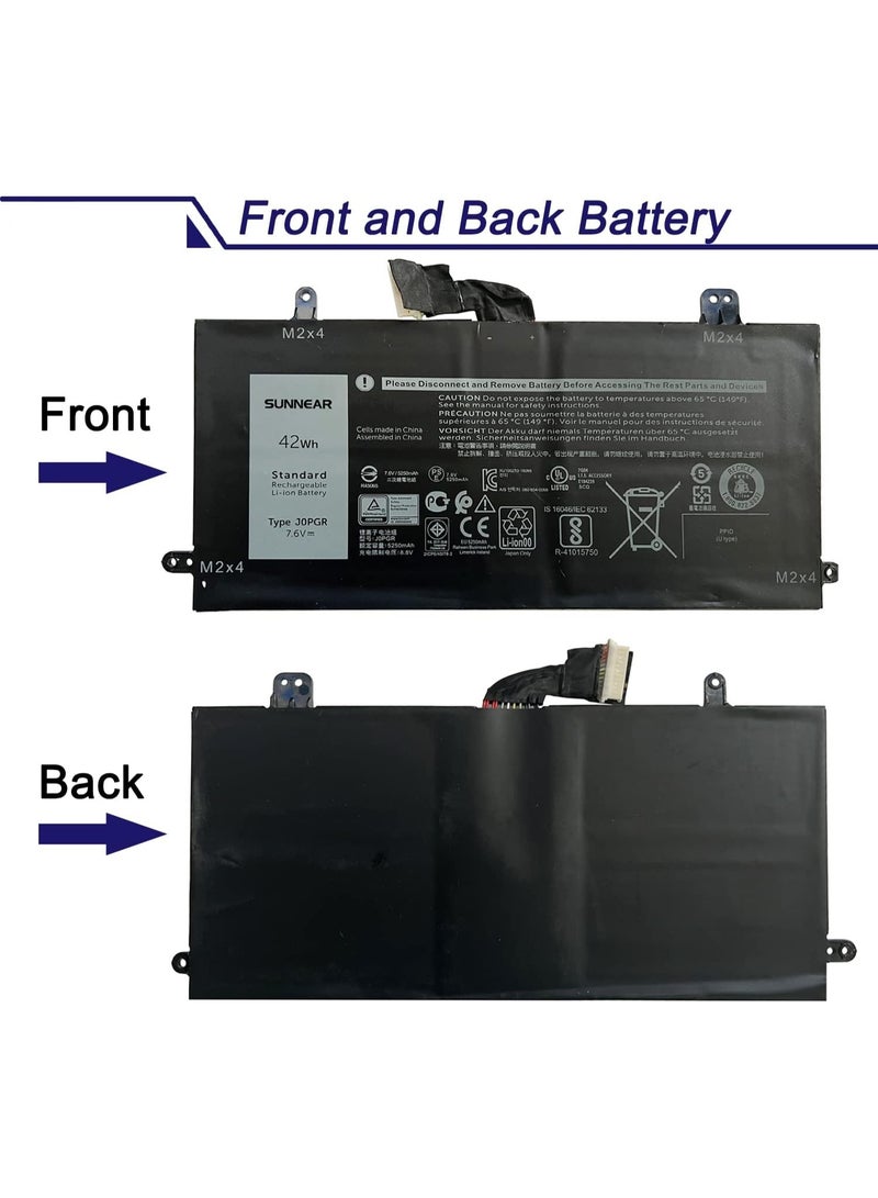New replacement J0PGR Battery Compatible with Dell Latitude 12 5285 E5285 5290 2-in-1 T17G T17G001 T17G002 Series Notebook JOPGR 0RDYCT1WND8 X16TW 0X16TW 0FTH6F FTG78 - Image 4