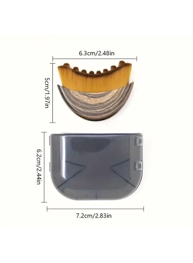 فرشاة تنظيف الوجه هدية عيد الميلاد - مدلك التصريف اللمفاوي فائق النعومة مع صندوق تخزين - Image 5