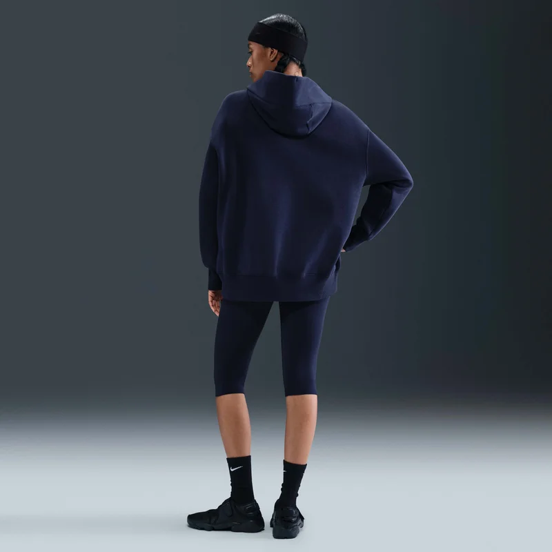 Nike Blue Women's Sportswear Phoenix Fleece Hoodie for Women | Best Price UAE