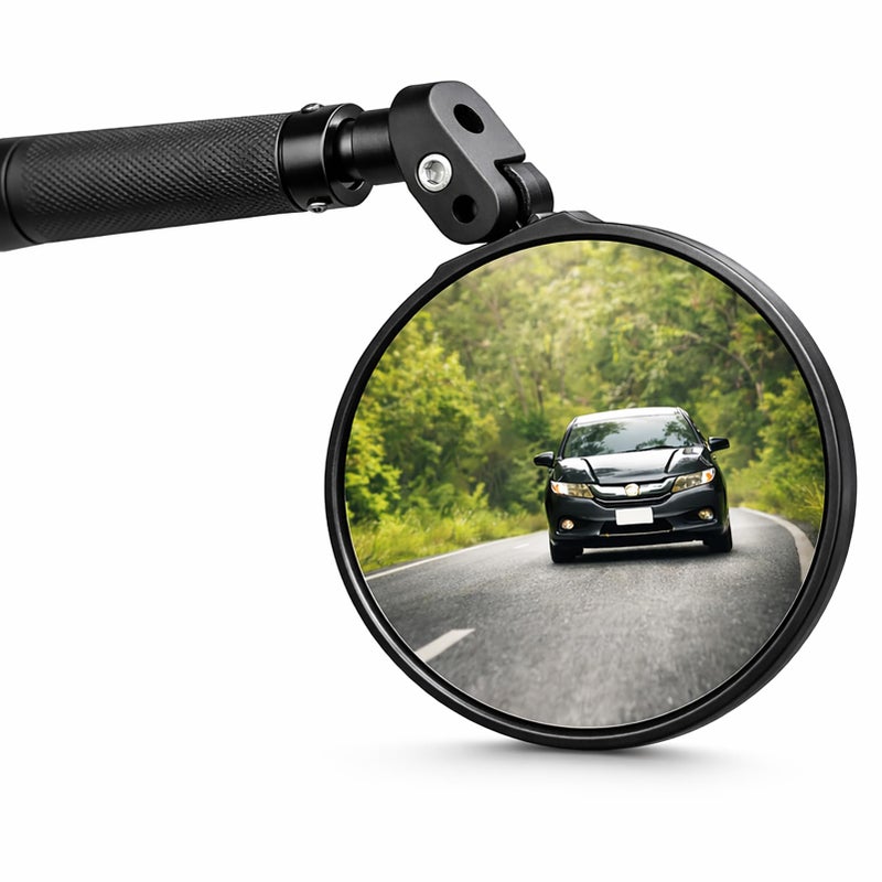 Bike Mirror Bicycle Mirrors for H lebars 360-Degree Rotation Unbreakable Convex Rearview Lens for Safe Cycling 2 Sets) - Image 1