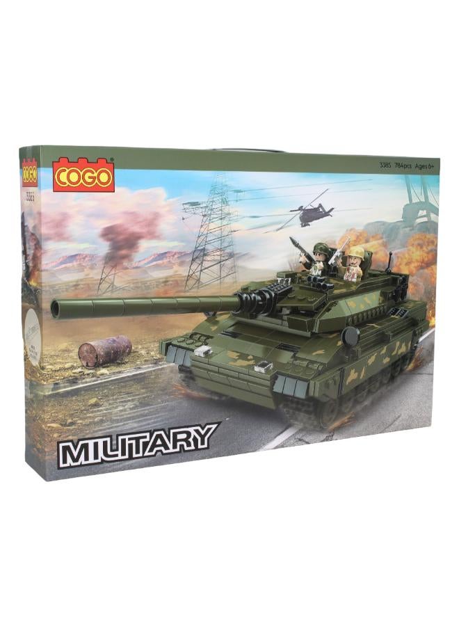 Cogo Military Battle Tank Building Block Set – 784 Pcs - Image 2