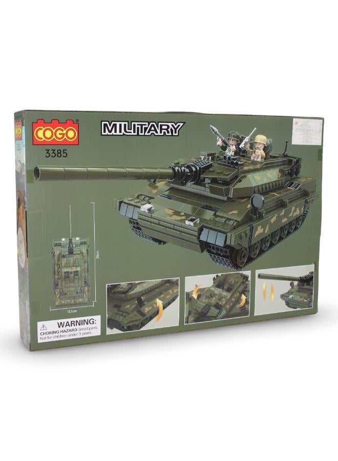 Cogo Military Battle Tank Building Block Set – 784 Pcs - Image 3