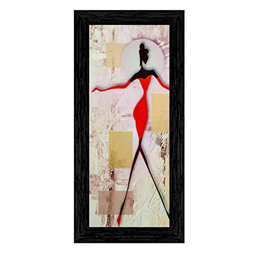 Indianara Set of 3 Western Dance Painting (2569BK) without glass 6 X 13, 10.2 X 13, 6 X 13 INCH - Image 4