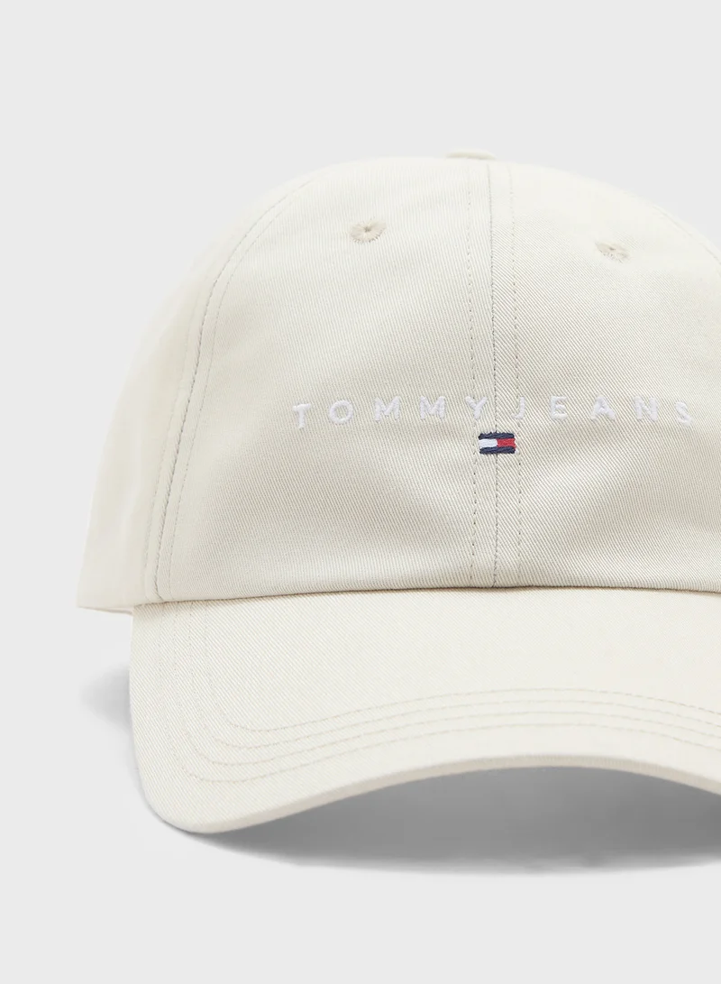 TOMMY JEANS Logo Detailed Curved Peak Cap