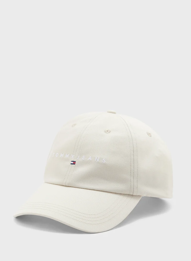 TOMMY JEANS Logo Detailed Curved Peak Cap