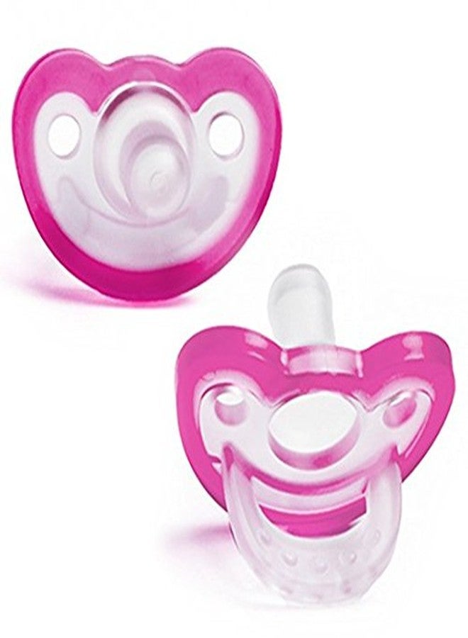 Razbaby JollyPop 3+ Months Pacifier 10 Pack Unscented - Pink - Image 2