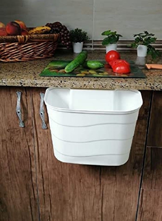 Kitchen Trash Can Cabinet Door Back Hanging Trash Storage Bin Multicolor - Image 4