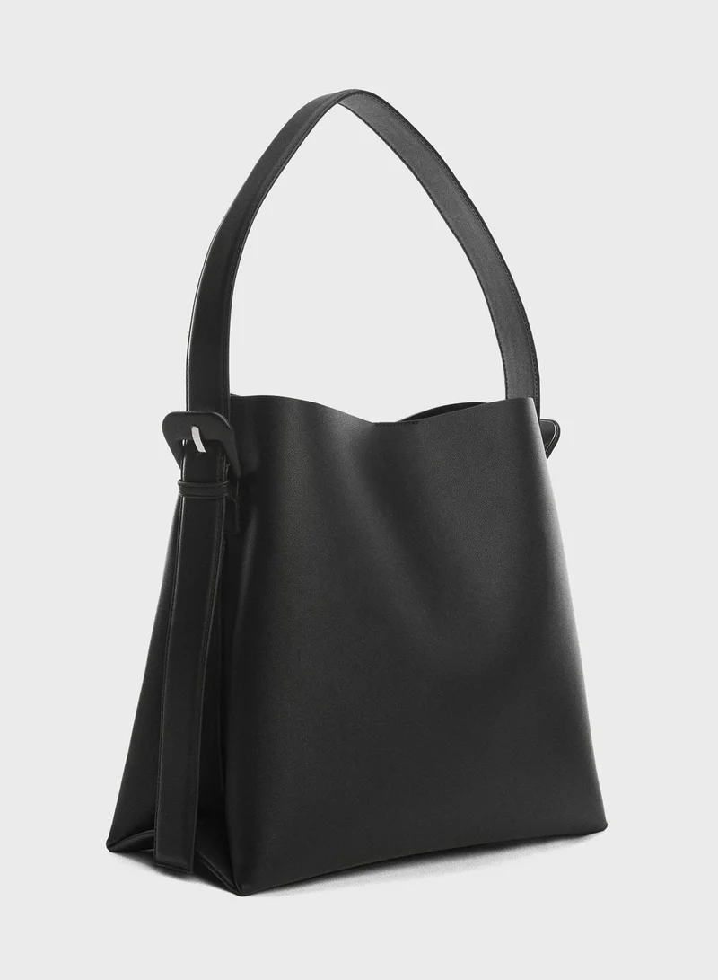 MANGO Lucia Top Handle Hobo