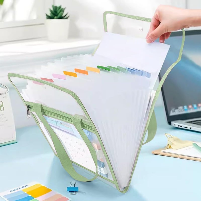 VEPROIX Vertical File Folder Multipurpose Lightweight Mesh Pocket Document Organizer Pink | Files & Supplies | Filing Storage & Binding | Office Supplies | Office (Pack of 1) - Image 5