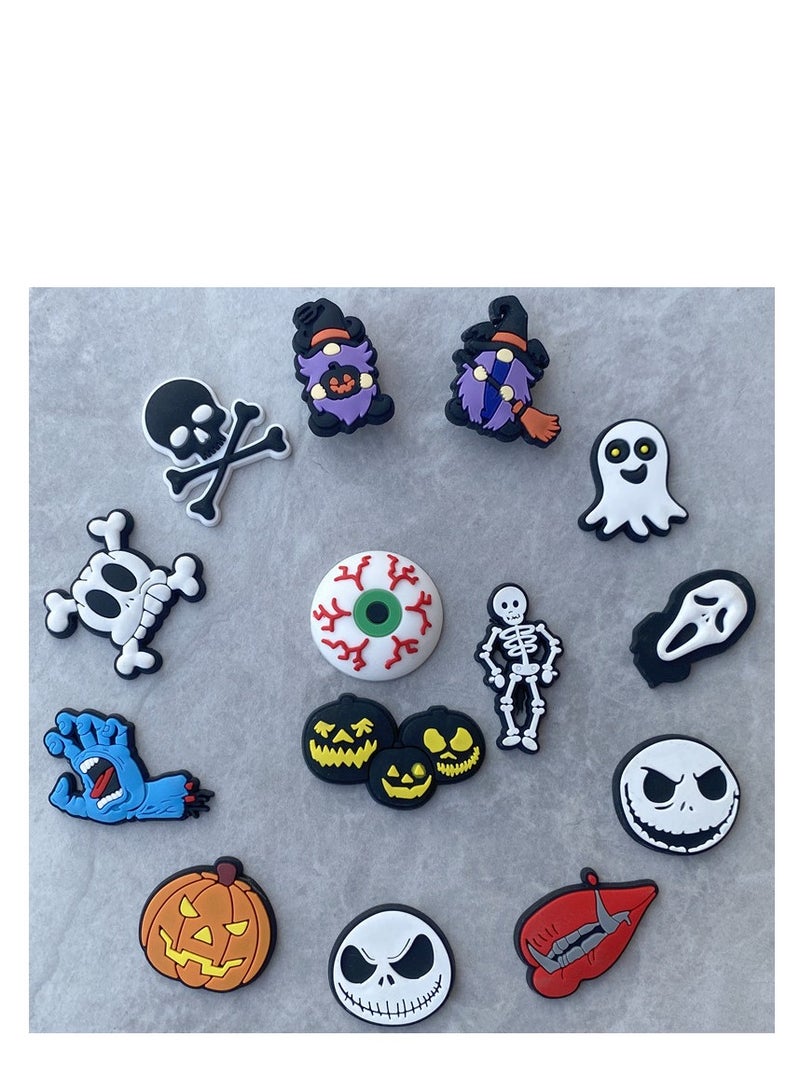 Shoe Decoration Charms, 50 Pcs Random Different Charm For Crocs Hole Buckle Party Favors ​Mini Bracelet Wristband Men Women Kid - Image 3