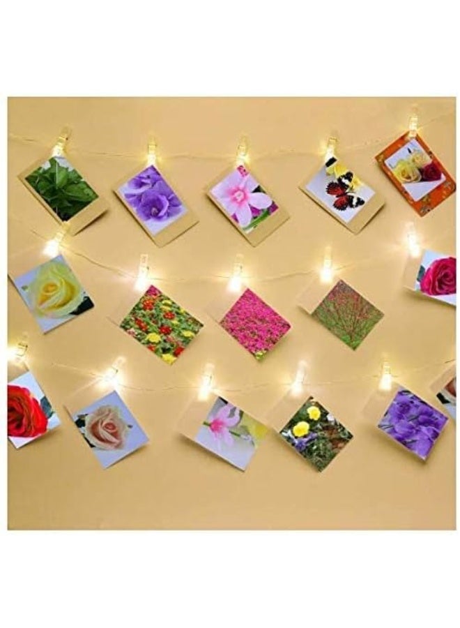 48 Pcs Mini Clear Plastic Clothespins – Multi-Purpose Clips for Clothes, Photos, Papers, and Decorative Hanging – Strong and Lightweight Utility Clothespins - Image 2