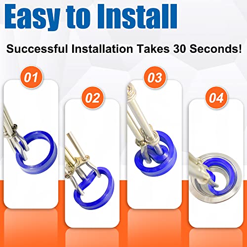 AutoWanderer Tool Hydraulic Cylinder Seal Install Tool Set - 3 PCS Hydraulic U-Cup Seal Twistor Installation Tool Kit with S M L - Image 2