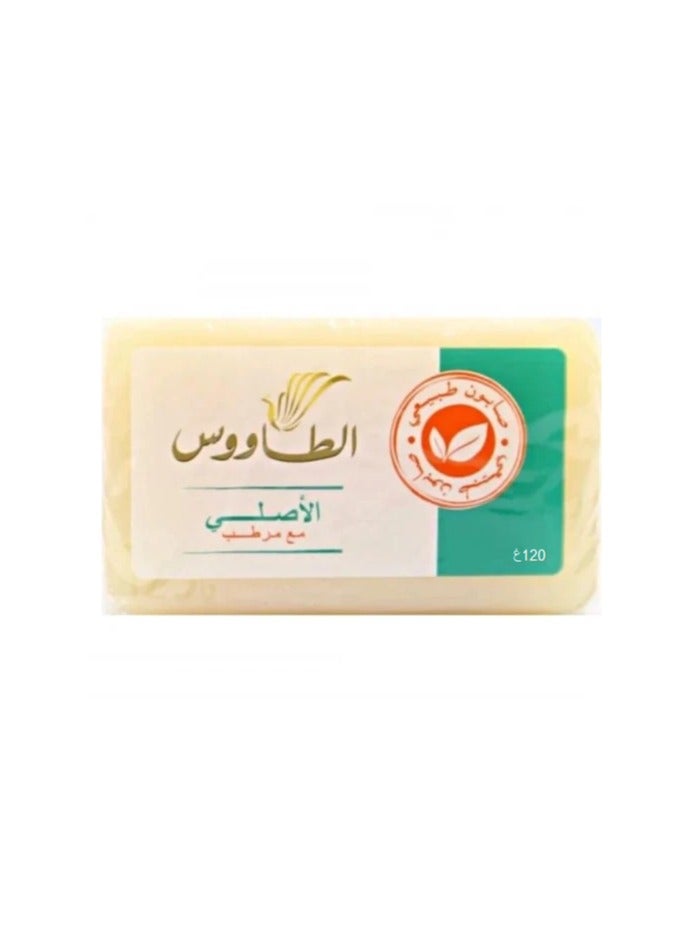 Taous Moroccan natural soap cube made from natural ingredients beneficial for skin care suitable for bathing, washing the body, face, hands, and hair - Image 1