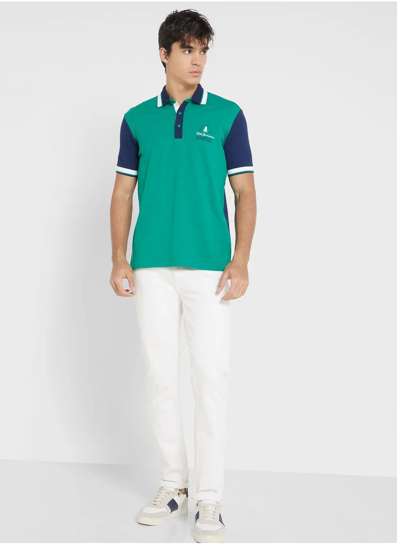 Robert Wood Short Sleeve Polo Shirt