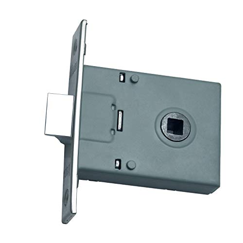 Atom Keyless Door Lock for Bathoom, Kitchen, Toilet, Silver Satin Finish | Heavy Duty Door Handle Without Key for House Hotel Office(WIH51CLOSED) - Image 5