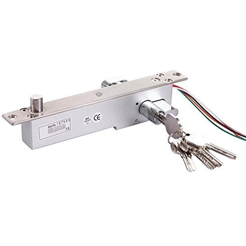 UHPPOTE Drop Bolt Lock Key Open Fail Secure NO Sturdiness Electric Manual Open Cylinder - Image 2