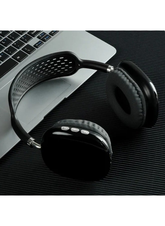 P9 - Wireless Bluetooth Headset P9 - Black : Superior Sound and Wireless Comfort - Image 1