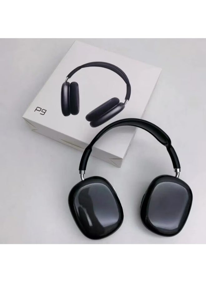 P9 - Wireless Bluetooth Headset P9 - Black : Superior Sound and Wireless Comfort - Image 1
