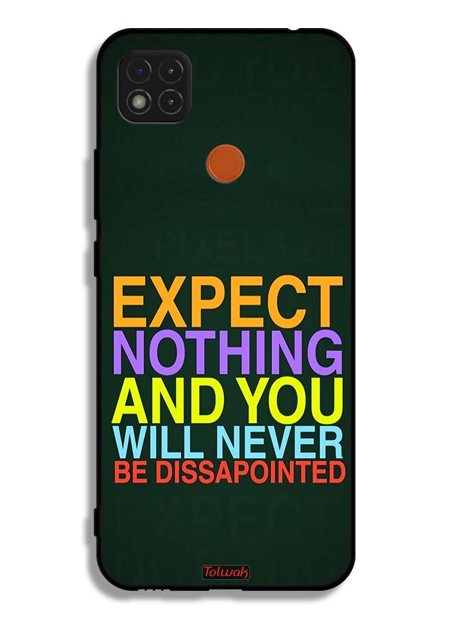 Tolwak Xiaomi Redmi 9C Protective Case Cover Expect Nothing And You Will Never Be Disappointed  - Image 2