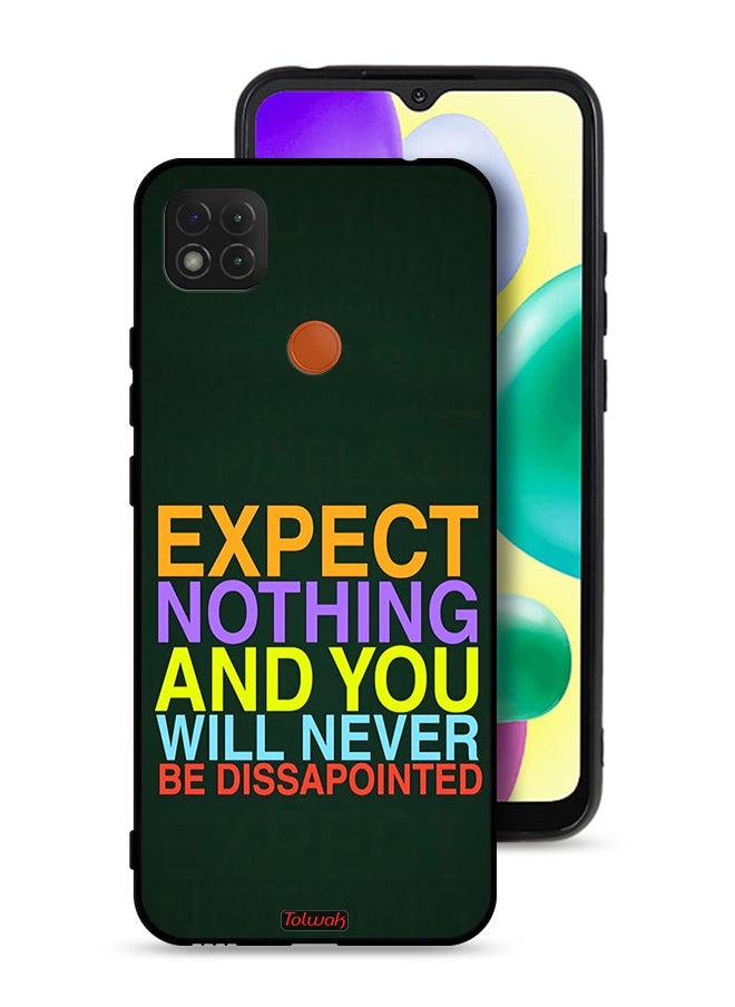 Tolwak Xiaomi Redmi 9C Protective Case Cover Expect Nothing And You Will Never Be Disappointed  - Image 1