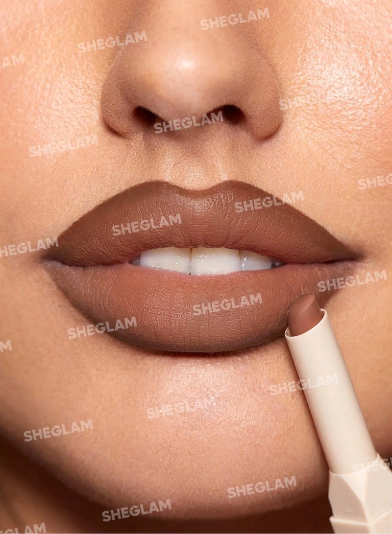 SHEGLAM Glam 101 Lipstick & Liner Duo- Deep Caramel - Image 5