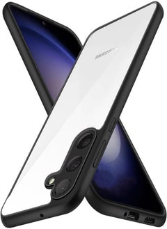 UNBLACK UNBLACK Case Cover Shockproof Hard PC Back Soft TPU Frame Anti-yellowing Slim Protective Cover Compatible with Samsung Galaxy S25 (Clear) 