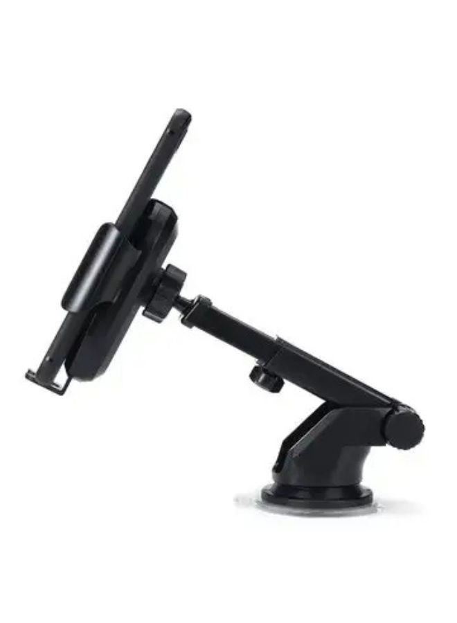 iSmart Universal Wireless Car Charger With Mount Bracket Smartphones Holder Infrared Sensing Wireless Fast Charging Vehicle Dock, 3in1 Air Vent, Dashboard and Rear View Black - Image 5
