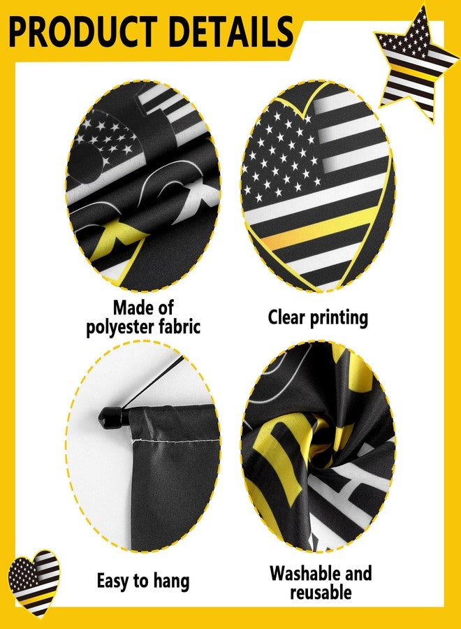 ojustbeok Dispatch Appreciation Week Hanging Banner 911 Dispatchers Porch Sign Banner for 911 Dispatcher First Responder Banner Decorations Party Supplies for Front Door Indoor Outdoor Dispatching Center - Image 3