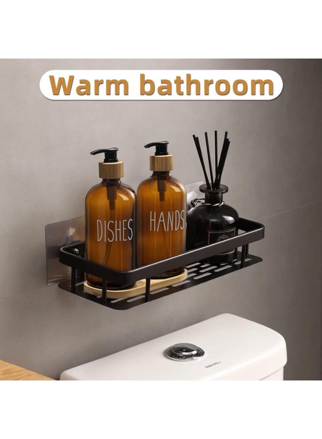 2 Pcs of hazelnut of Soap Dispensers + Bamboo Wood Tray | Kitchen Sink Dish Soap and Bathroom - Image 2