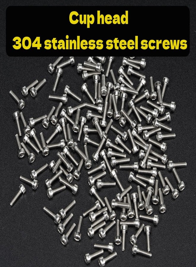 RampCrab Screws Kit for SCX24 AX24, Cup Head, 380 Pcs, 304 Stainless Steel Screws, Bearing, Screws, Screwdriver Set with Box for 1/24 RC Crawler Car Axial SCX24 C10 Deadbolt JLU Gladiator Bronco - Image 4