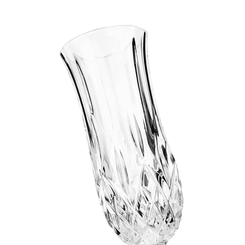 Simply Kitchen  Set Of 6 Opera Flute Glasses Transparent  | Best Price UAE