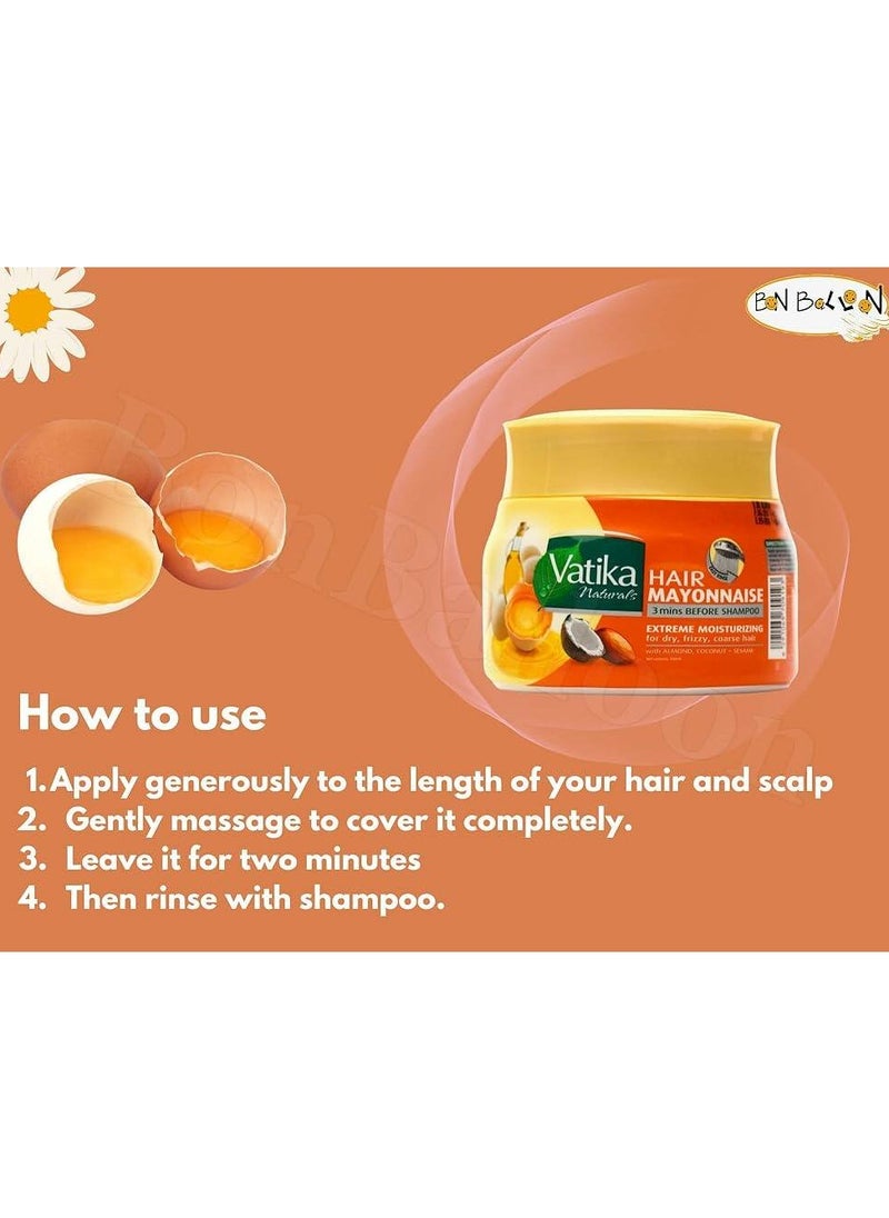 VATIKA - VATIKA Hair Mayonnaise With Almond, Coconut, Sesame 500 ML - Image 1