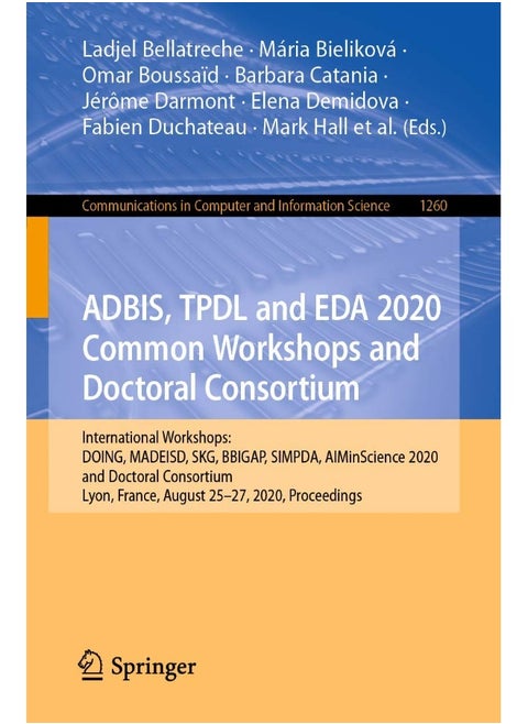 Adbis, Tpdl and Eda 2020 Common Workshops and Doct: International Workshops: Doing, Madeisd, Skg, Bbig