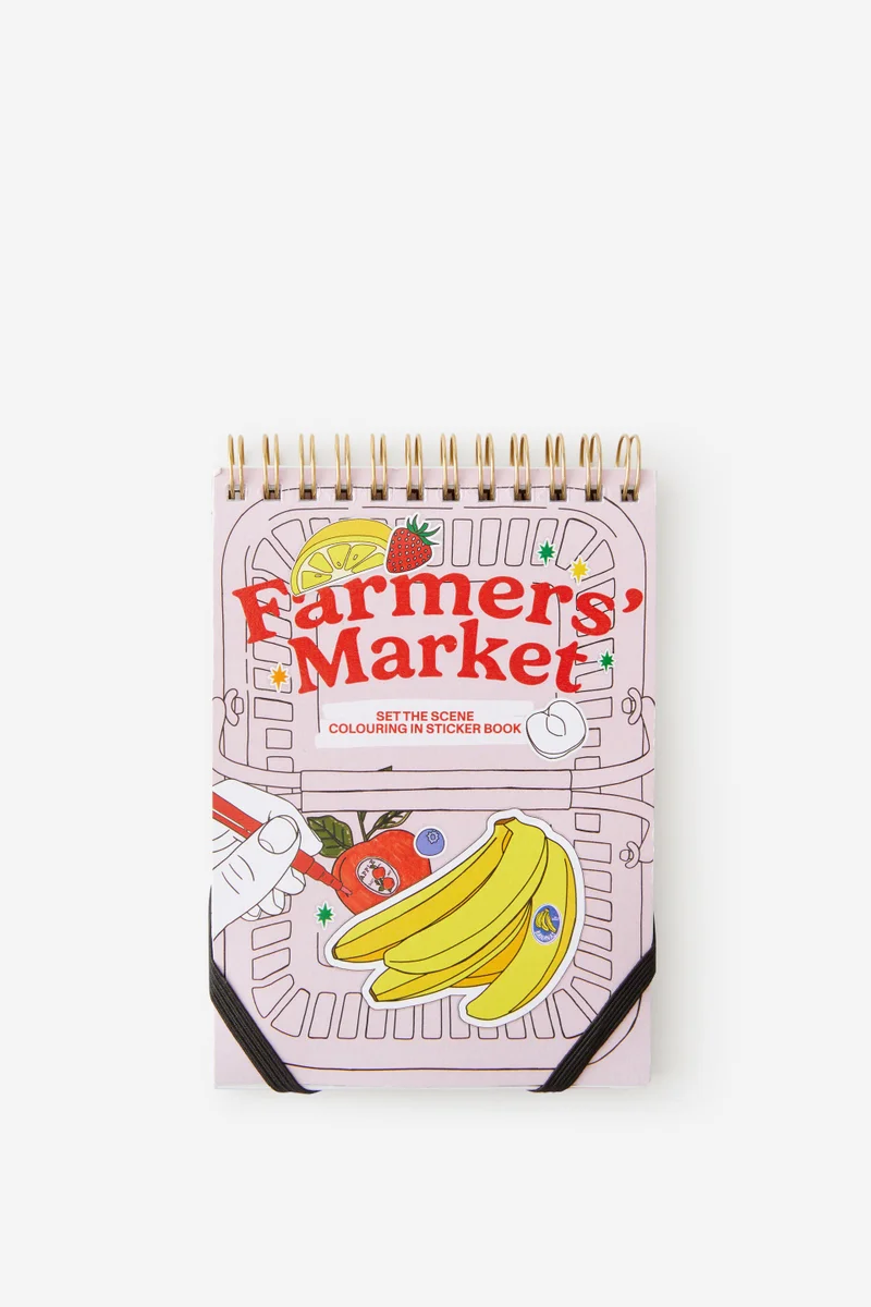 Typo Colour In Sticker Book