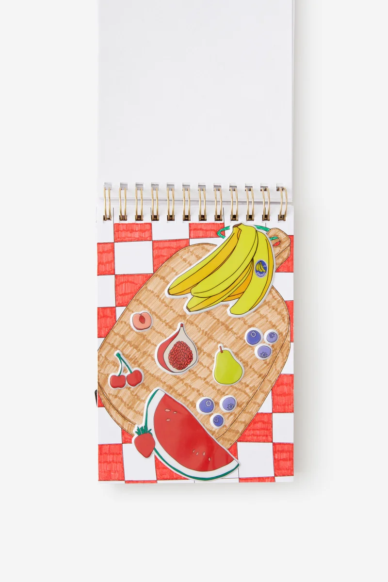 Typo Colour In Sticker Book