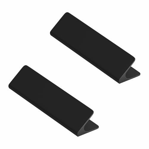 LAPO 2 Piece Drawer Knobs for Kitchen– Door Knob for Cabinets, Cupboards & Dressers (Material-Aluminum, Black Finish) - Image 1
