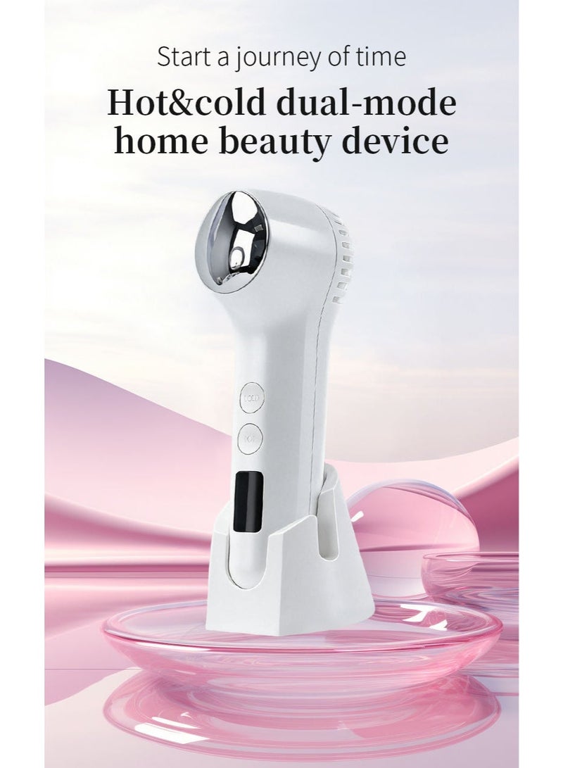 Portable Hot & Cold Ionic Facial Massager – 3-Level Thermal Deep-Rejuvenation Wand (Cold Compress for Puffiness & Hot Compress for Enhanced Skincare Absorption) – Rechargeable - Image 4