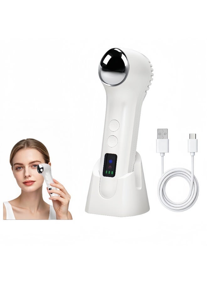 Portable Hot & Cold Ionic Facial Massager – 3-Level Thermal Deep-Rejuvenation Wand (Cold Compress for Puffiness & Hot Compress for Enhanced Skincare Absorption) – Rechargeable - Image 1