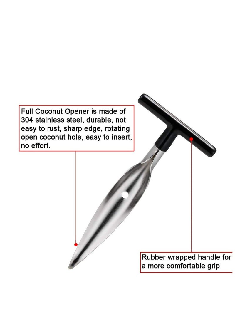 Accessorize Kingdom - Coconut Opener Tool, Coconut Driller, Coconut Opener Machine, Coconut Opener Knife, Coconut Water Opener-(6.4 X 3.2 X 0.9 in) (Pack- 1) - Image 1