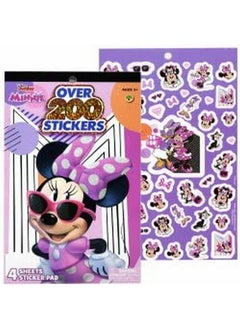 آبد مجموعة ملصقات Minnie Bowtique ذات الغلاف المعدني المكونة من 4 أوراق، تحتوي على أكثر من 200 ملصق 