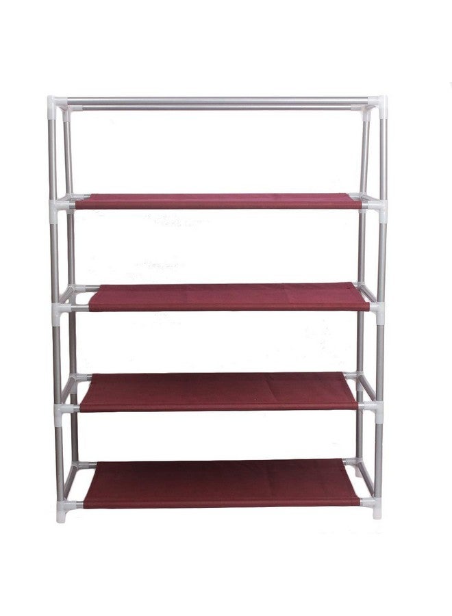 Ebee Store 4 Shalves Shoe Rack (Maroon) - Image 3