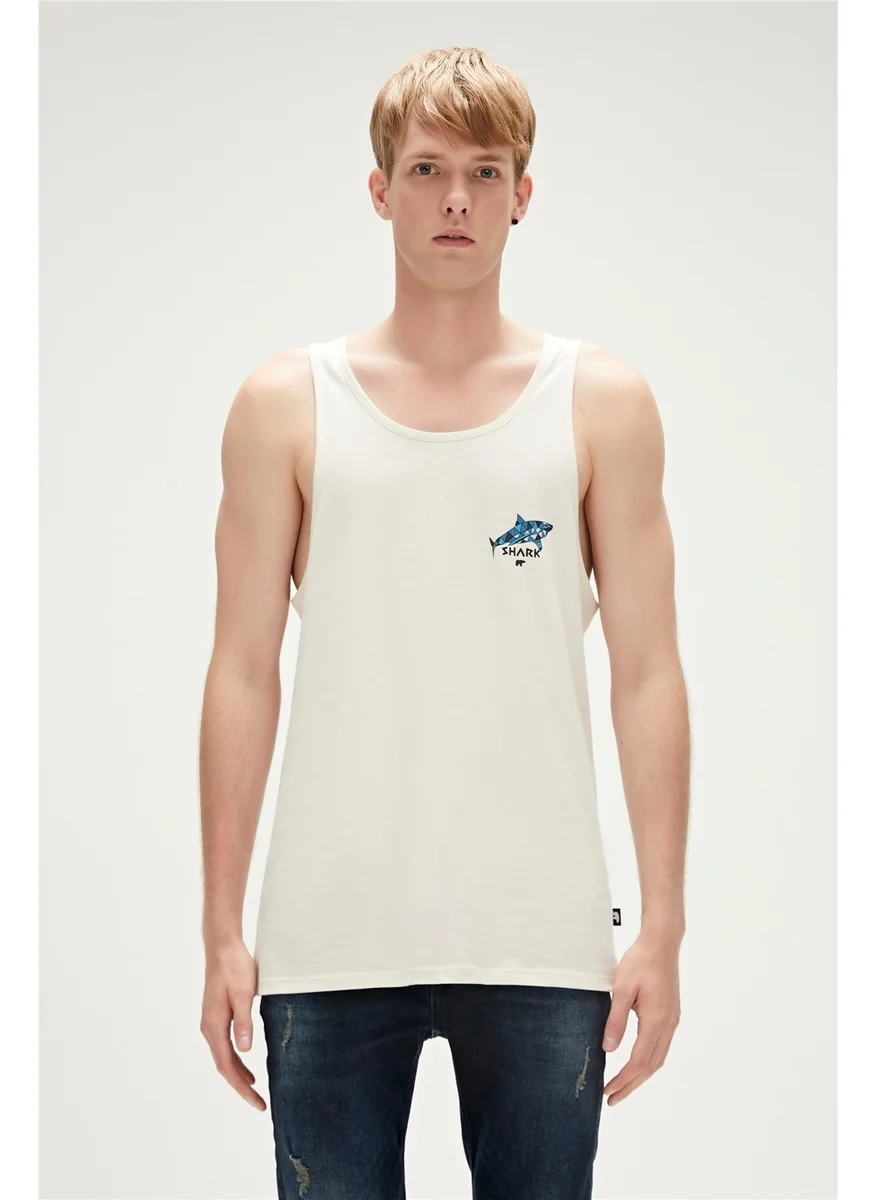 باد بير Shark Tank-Top White