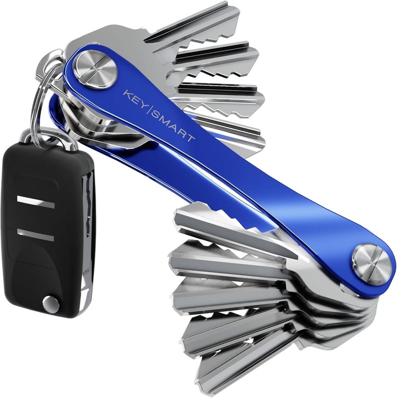 KeySmart Compact Minimalist Pocket-Sized Key Holder and Key Organizer, EDC Key Carrier w Key Ring Loop Piece for Car Key Fob Keychain Accessories - Image 1