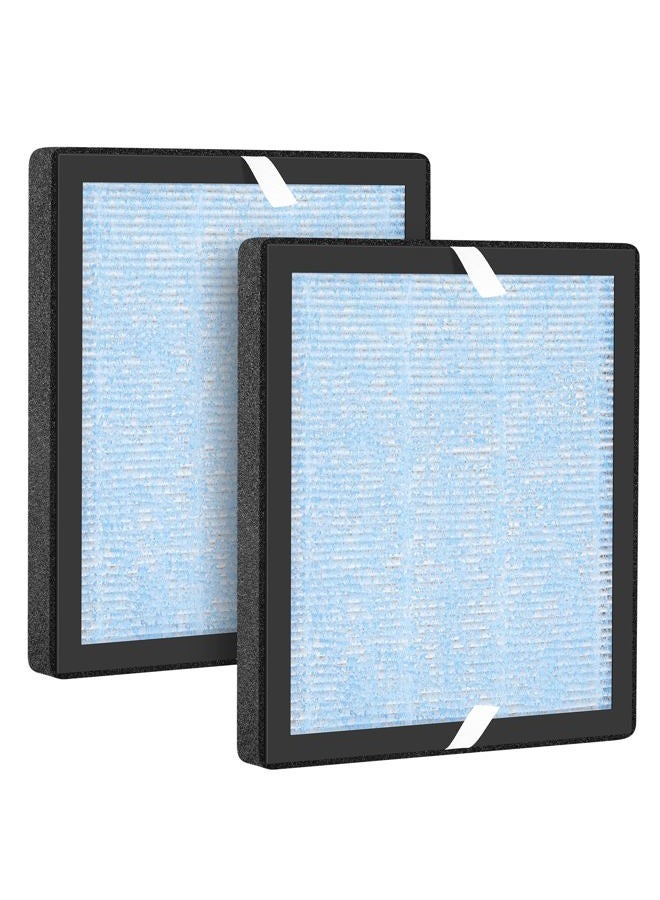 Ecleanfy R1 P1801 Replacement True HEPA Filter Compatible with YIOU R1 and Elechomes P1801 Air Purifier, 3-in-1 True HEPA, 2 Pack - Image 1