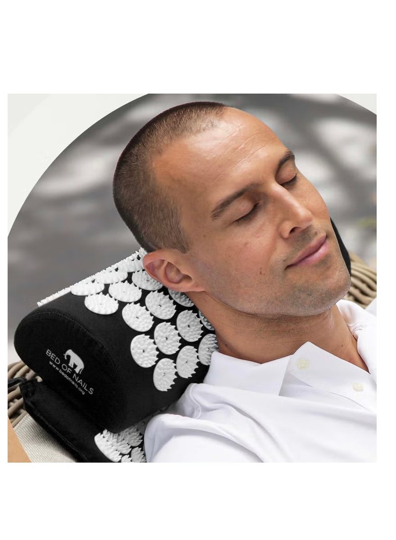 Bed of Nails Acupressure Pillow Black - Image 4