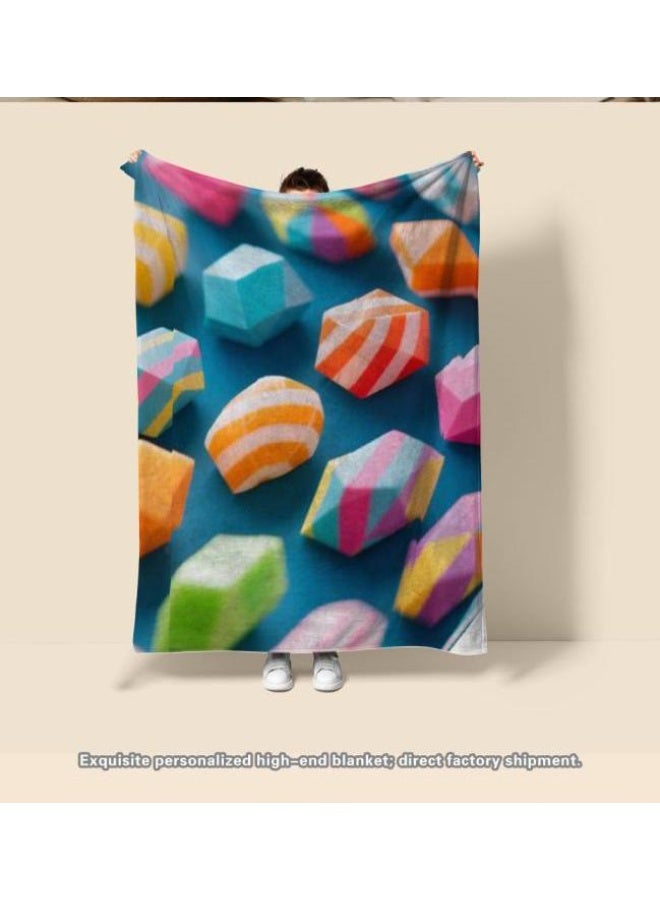 عام بطانية رقيقة من الفانيلا الكرتونية للأطفال والرضع (دافئة ومريحة، ومناسبة للنوم والألعاب) 70 سم * 100 سم - Image 2