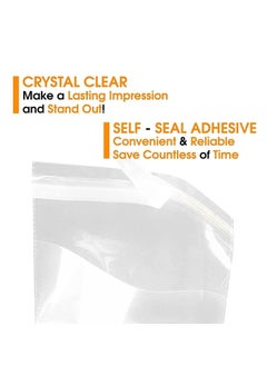 MARKQ 16 X 22 inches Clear Resealable Poly Mailers Bag, Self-Sealing Plastic Cellophane Bags for Packaging, Clothing, Pants, A4 Documents, Photos  - Image 2