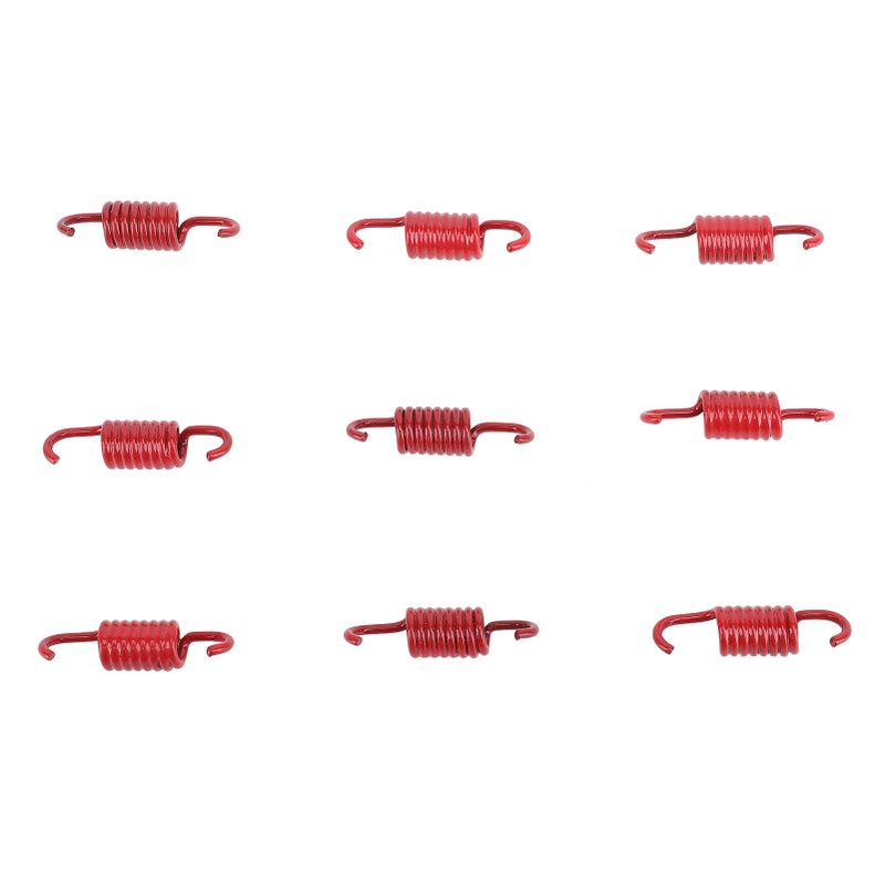 9PCS Red Clutch Springs High Performance 1500 RPM Clutch Springs Set for 50cc GY6 Motor Scooters QMB139 - Image 1